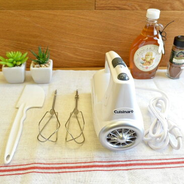 クイジナートハンドミキサー 3段階切替 Cuisinart CHM-3 Electronic Hand Mixer 3 Speed, White 家電