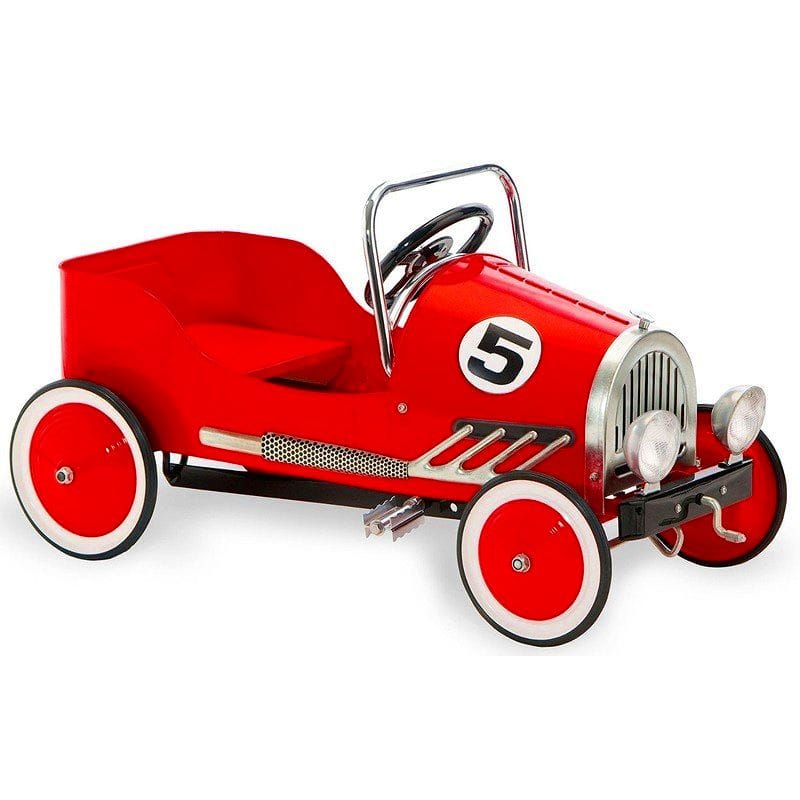 【組立要】モルガン サイクルレトロスタイルのペダルカー 赤 Morgan Cycle Retro Style Pedal Car・Red