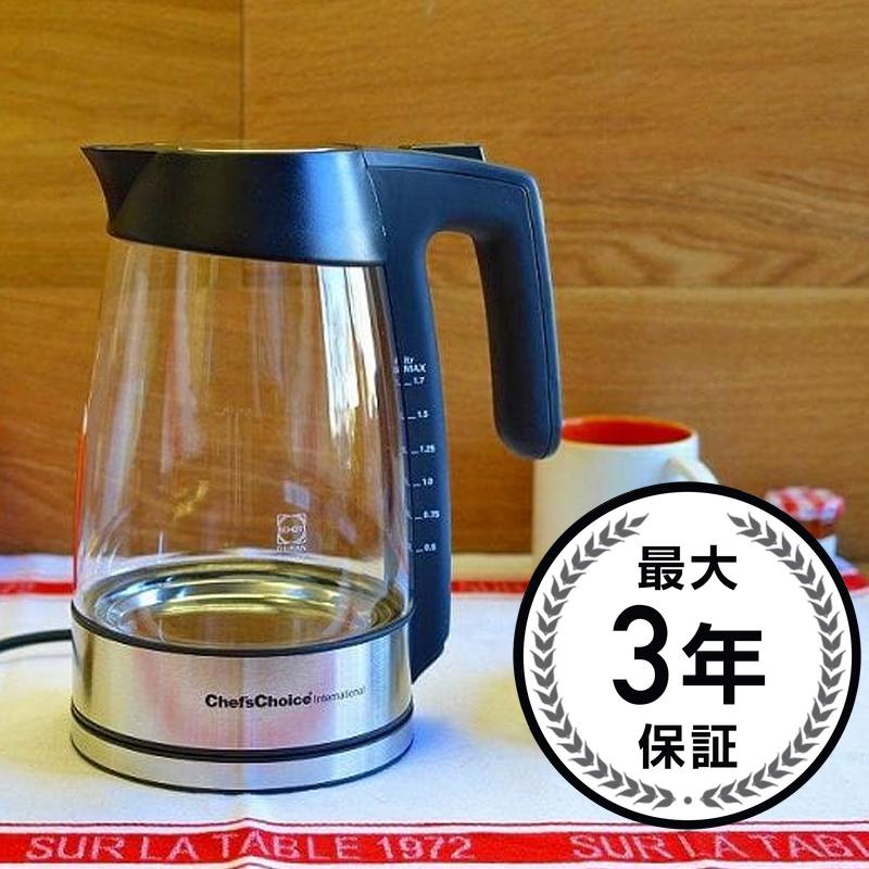 VFtY`CX dCPg dC|bg(₩) Chef's Choice 679 Cordless Electric Glass Kettle Ɠd