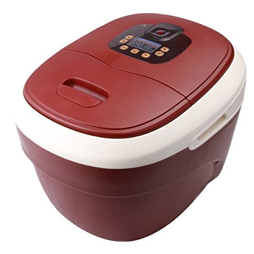 フットバス 足湯器 フットスパ 持ち運び簡単 足浴 エステ 電動ローラー付 Carepeutic Ozone Waterfall Foot and Leg Spa Bath Massager KH298 家電 1