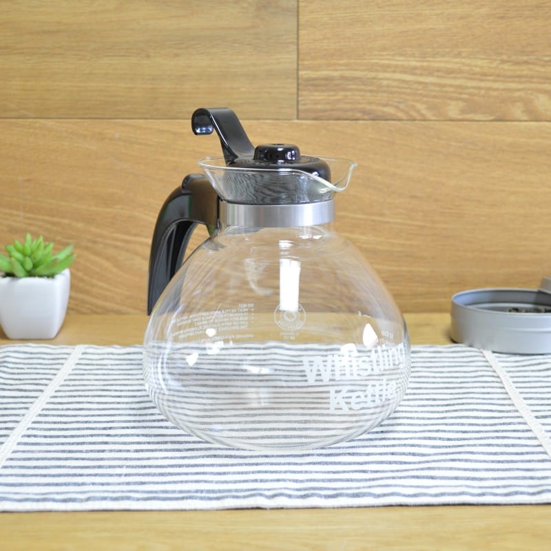 耐熱ガラス メデルコ 笛吹き ガラスケトル やかん 直火用 Medelco 1.8L WK112 Glass Kettle