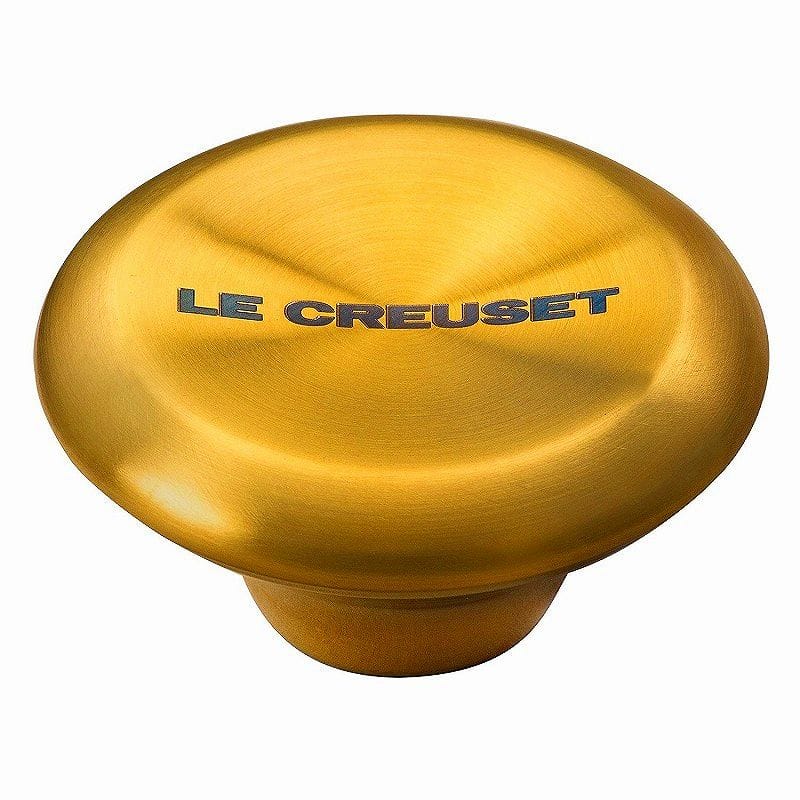 オーブンOK！ ルクルーゼ シグニチャー ゴールドノブ 金 パーツ 部品 取っ手 Le Creuset of America Le Creuset Signature Gold Knob