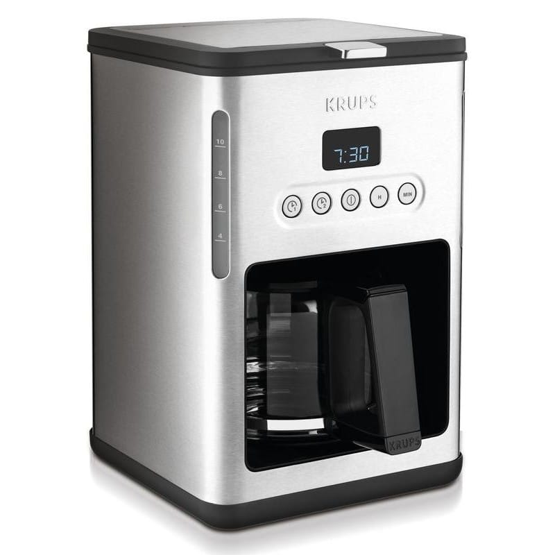 NbvX R[q[[J[ KXJtF 10Jbv KRUPS KM442D Control Line Programmable Coffee Maker Machine with Stainless Steel Finish Ɠd