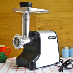 クイジナート ミートグラインダー 挽肉 ミンチ Cuisinart MG-100 Electric Meat Grinder, Stainless Steel 家電