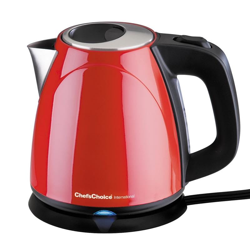 dCPg VFtY`CX Chef's Choice International Cordless Compact Electric Kettle Model 673 Ɠd