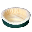 カドラー ドッグベッドキング ペット 犬 アメリカ製 Dog Bed King USA Imitation Lambswool Dog Bed Green