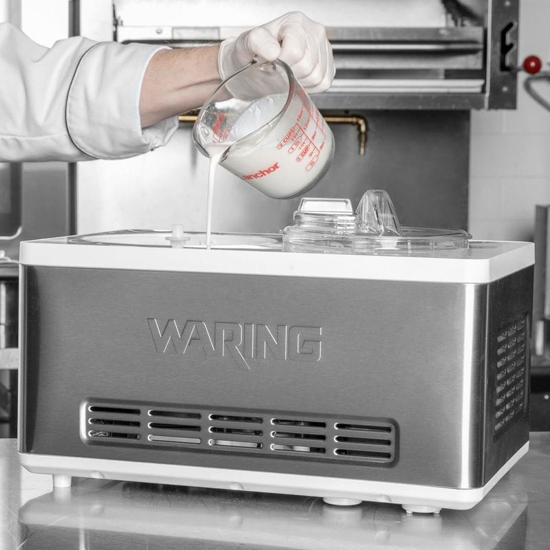 アイスクリームメーカー 業務品質 ワーリング 2L コンプレッサー内臓 Waring WCIC20 2 Qt. Compressor Ice Cream Maker 家電