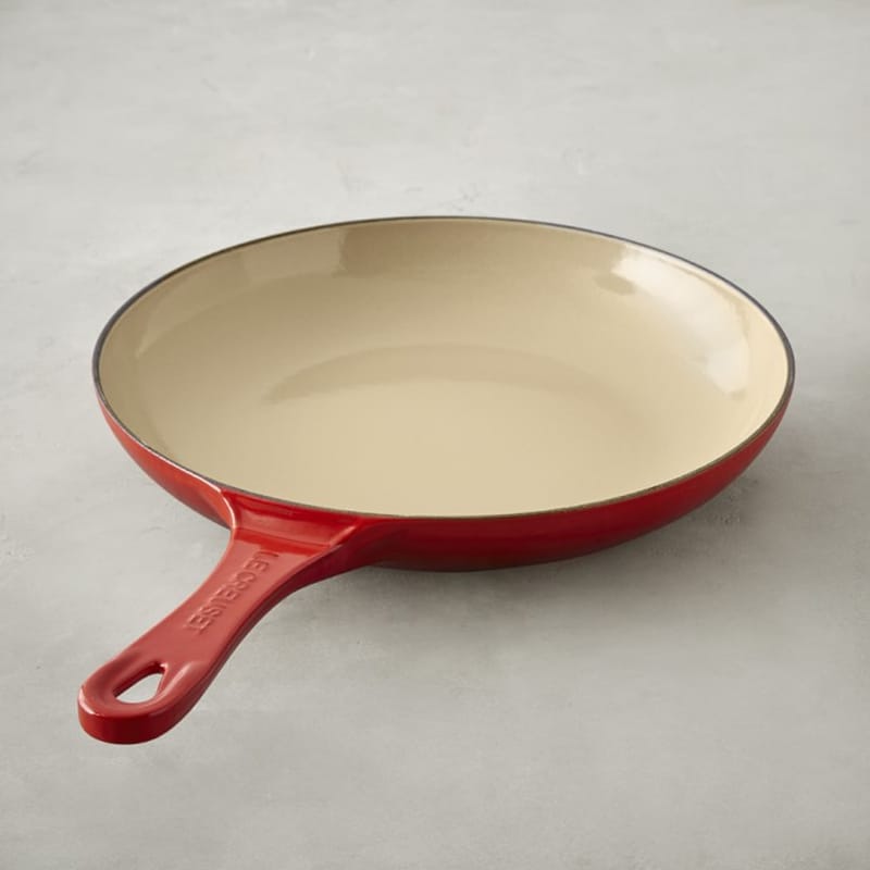 ウイリアムズ ソノマ ル クルーゼ 鉄製 フライパン 直径25cm ホーロー エナメル Williams-sonoma Le Creuset Cast-Iron Shallow Fry Pan