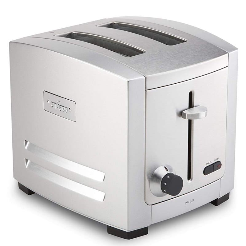 オールクラッド ステンレス トースター 2枚焼 焼き色調節 ベーグル All-Clad 1500578130 TJ802D 2-Slot Toaster 家電