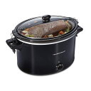 ハミルトンビーチ スロークッカー 大容量 9.5L Hamilton Beach 33195 Extra-Large Stay or Go Slow Cooker, 10 Quart Capacity, Black 家電