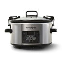 スロークッカー 3.8L クロックポット 持ち運びに便利 Crockpot 4-Quart Cook & Carry Slow Cooker, Programmable Slow Cooker 家電