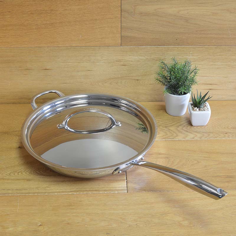鍋・フライパン, フライパン  30cm PFOA Williams-Sonoma Thermo-Clad Stainless-Steel Nonstick Covered Fry Pan