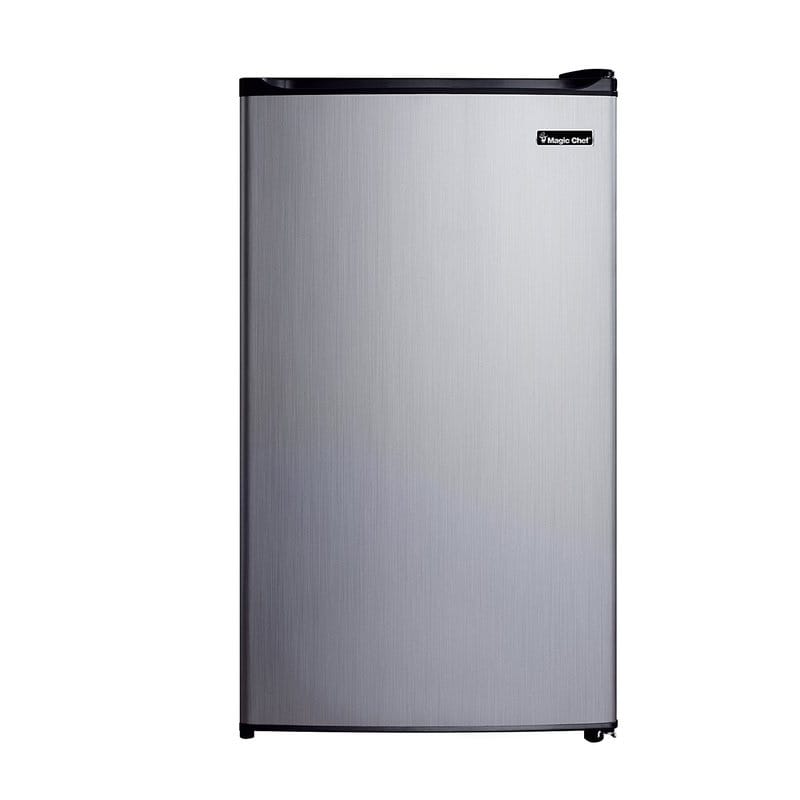 冷蔵庫 冷凍庫付 マジックシェフ コンパクト 99L ステンレス Magic Chef 3.5 cu. ft. Compact Refrigerator with Freezer MCBR350S2家電