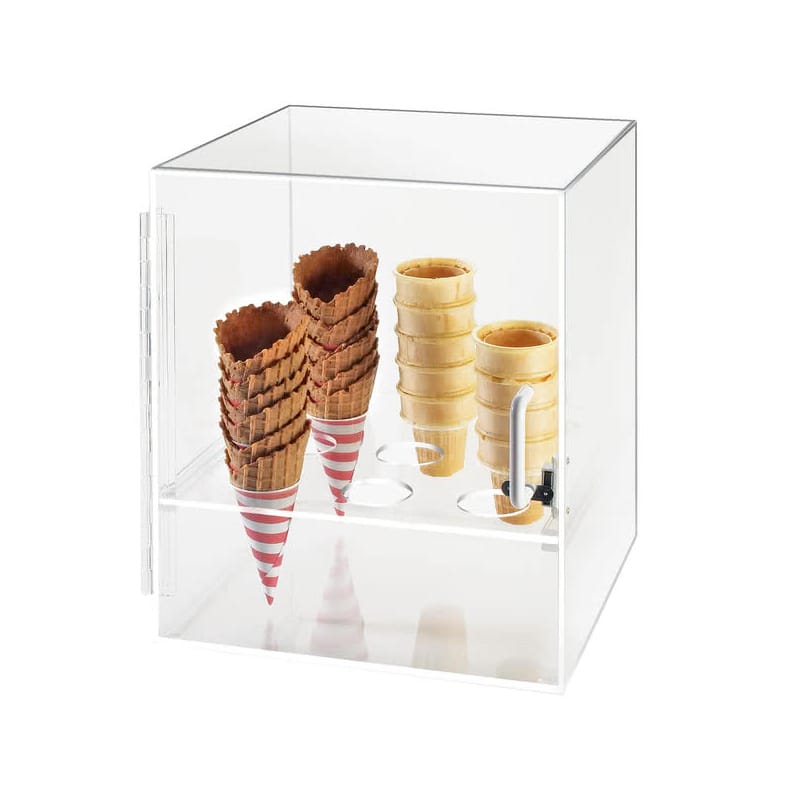 アイスクリームコーン ホルダー アクリルケース 9ホール Cal-Mil 386 Nine Cone Ice Cream Cone Holder Cabinet