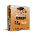 プロテインバー 低糖質 ファイバー グルテンフリー 12個パック NuGo Stronger Whey Protein, Fiber, Gluten Free 2.82 Ounce (pack Of 12)