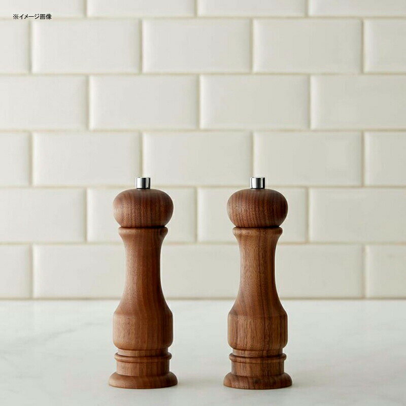 ソルト＆ペッパー ミル セット ウイリアムズ・ソノマ ウォルナット 木製 イタリア製 Williams Sonoma Traditional Walnut Wood Salt & Pepper Mills