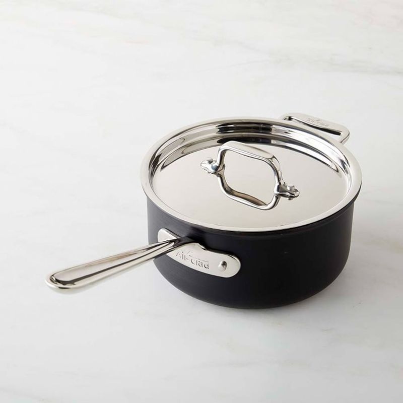 ソースパン 片手鍋 フタ付 ウイリアムズ・ソノマ オールクラッド IH対応 PFOAフリー Williams-Sonoma All-Clad NS1 Nonstick Induction Saucepan 2