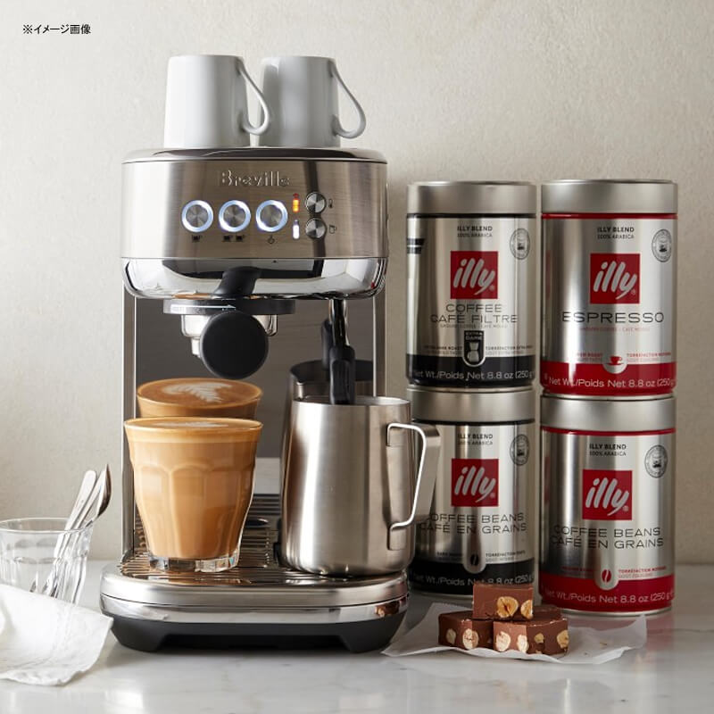 エスプレッソマシン 小型 コンパクト ステンレス ブレビル Breville BES500BSS Bambino Plus Espresso Machinel 家電