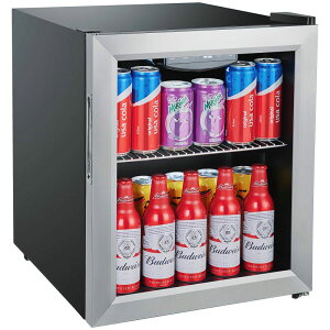 冷蔵庫 ガラスドア 最大52缶 ステンレス 保冷庫 ミニバー ホテル 客室 EdgeStar BWC71SS 18 Inch Wide 52 Can Capacity Extreme Cool Beverage Center【代引不可】家電