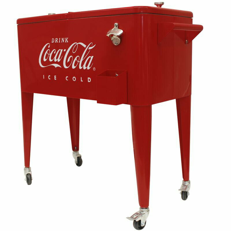 RJR[ J[g^ N[[{bNX 76L LX^[t I[vi[t g Leigh Country 80 Qt Coca-Cola Ice Cold (Embossed) Cooler CP 98121