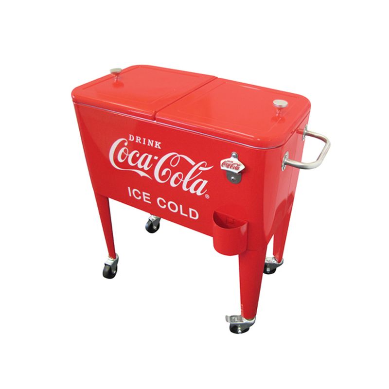 RJR[ J[g^ N[[{bNX 57L LX^[t I[vi[t g Leigh Country CP 98108 Retro Metal Coca-Cola Cooler, 60 Quart