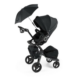 ストッケ　ベビーカー ストッケ エクスプローリー ベビーカー 限定版 ブラック Stokke Xplory True Black (Limited Edition) With Extras: Parasol - Changing Bag - Cup Holder 【代引不可】