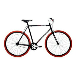 ピストバイク 自転車 ケント Kent Thruster 700C Men's Fixie Bike, Black/Red