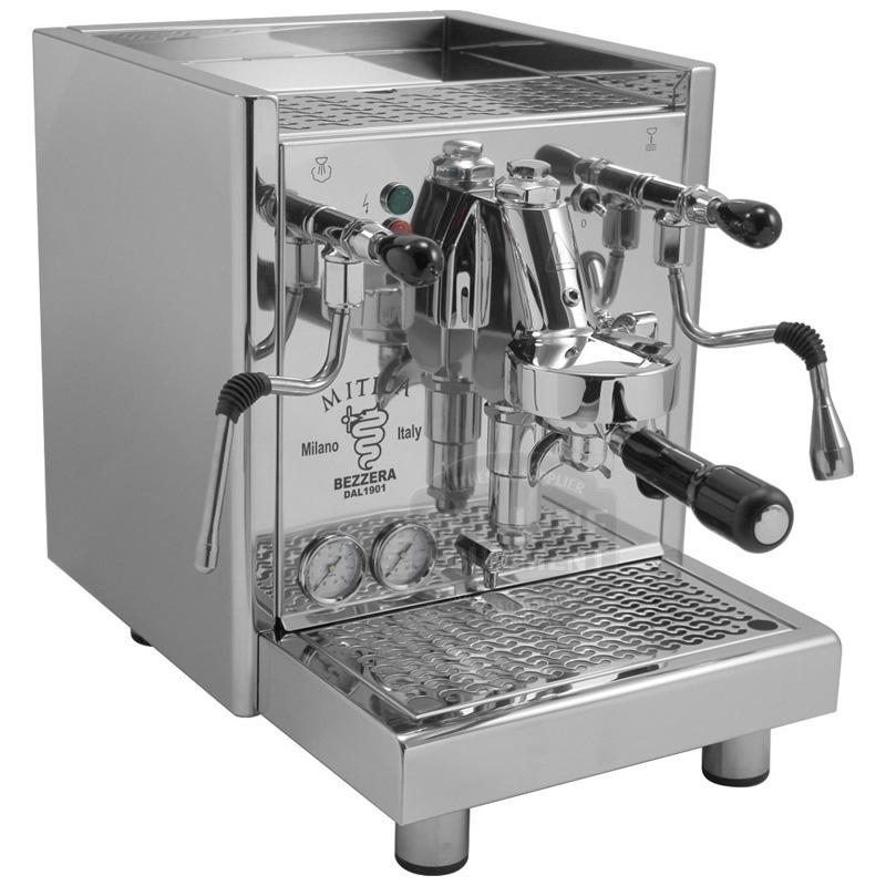 業務品質 エスプレッソマシン HXボイラー PID ステンレス Bezzera Mitica Commercial Espresso Machine - HX SS PID