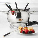 電気フォンデュ 1.9L ステンレス フォーク付 スイスマー Swissmar Mont Brule Electric Fondue Set 家電