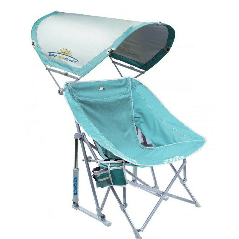 折りたたみ椅子 日よけ付 リクライニング サンシェード チェアー アウトドア キャンプ 海 GCI Outdoor POD ROCKER WITH SUNSHADE BEACH CHAIR