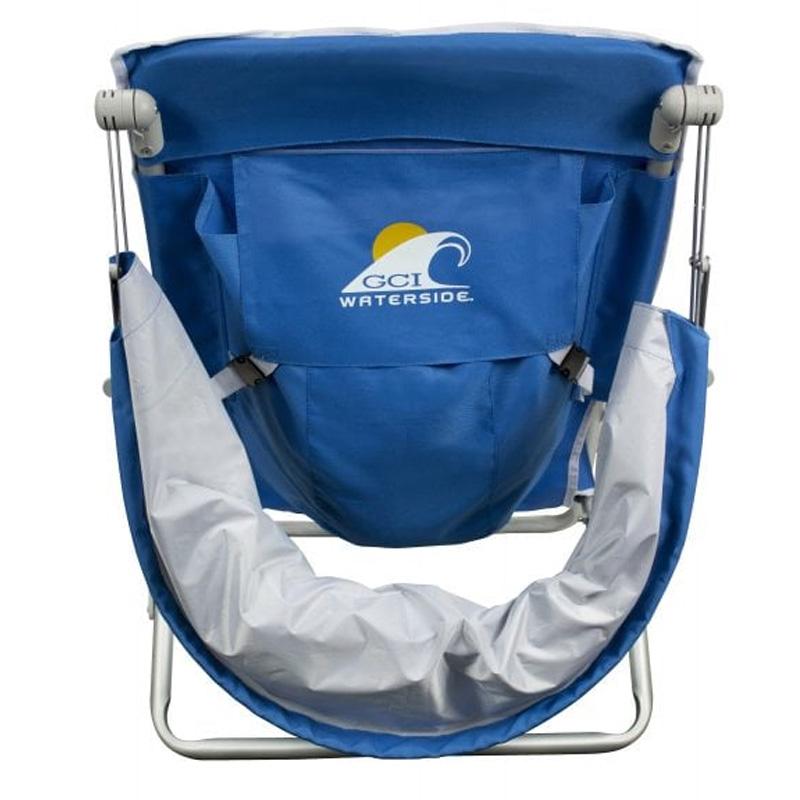 折りたたみ椅子 日よけ付 ビーチチェアー サンシェード チェアー アウトドア キャンプ 海 GCI Outdoor SUNSHADE BACKPACK BEACH CHAIR