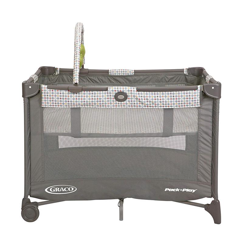 折りたたみ プレイヤード バシネット 子供 赤ちゃん グレコ Graco Pack 'n Play On the Go Playard | Includes Full-Size Infant Bassinet, Push Button Compact Fold, Pasadena