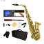 ȥå 塼ʡ  Mendini by Cecilio E-Flat Alto Saxophone, Gold Lacquered + Tuner, Case, Pocketbook - MAS-L+92D+PB