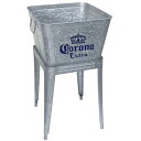 コロナビール バケツ イベント 飲み物 冷たい ドリンク用ボックス 40L スタンド付 ビバレッジタブ LEIGHCOUNTRY Corona Extra Beverage Tub with Stand MC 47940