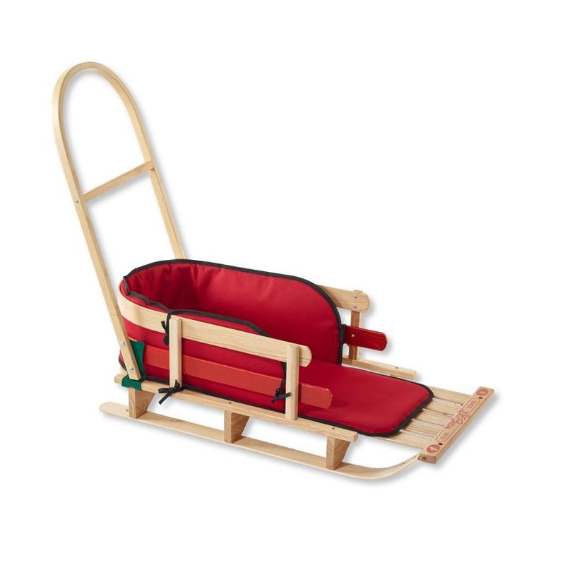 ソリ 木製 ハンドル クッション付 エルエルビーン L.L.Bean Kids' Pull Sled and Cushion Set with Push Handle TA239733