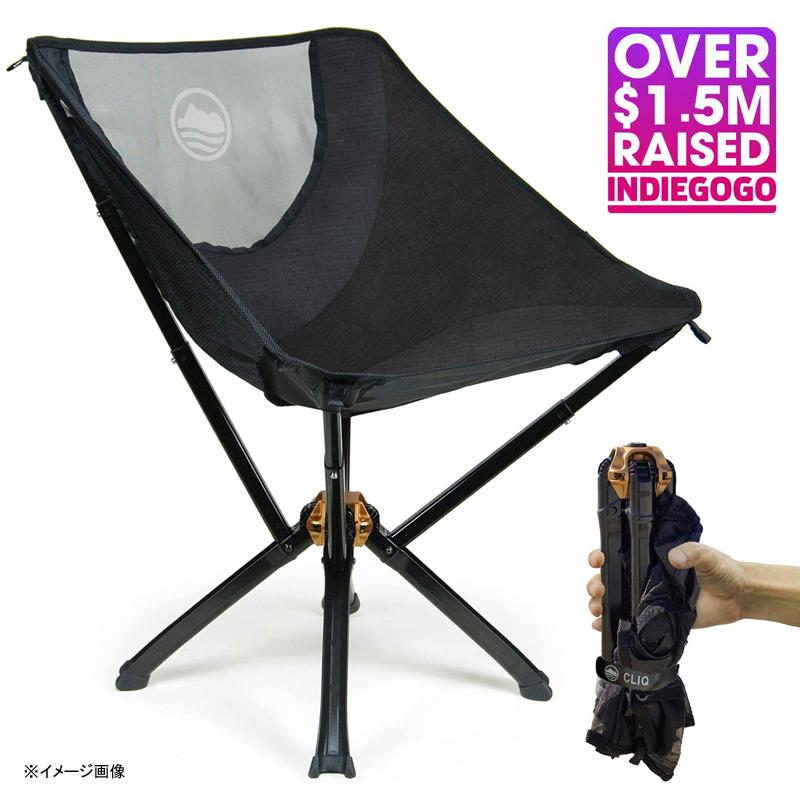 折りたたみ チェア アルミ 省スペース コンパクト ボトルサイズ 135kgまで Cliq Camping Chair - Bottle Sized Compact Outdoor Chair Sets up in 5 Seconds Supports 300 LBS Aircraft Grade Aluminum 1