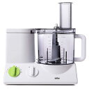 フードプロセッサー 12カップ 静音 スライサー ジューサー ブラウン Braun FP3020 12 Cup Food Processor Ultra Quiet Powerful motor, includes 7 Attachment Blades Chopper and Citrus Juicer , Made in Europe with German Engineering 家電