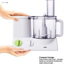 フードプロセッサー 12カップ 静音 スライサー ジューサー ブラウン Braun FP3020 12 Cup Food Processor Ultra Quiet Powerful motor, includes 7 Attachment Blades + Chopper and Citrus Juicer , Made in Europe with German Engineering 家電 3