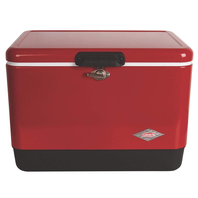 N[[{bNX 51L bh  R[} Coleman Cooler | Steel-Belted Cooler Keeps Ice Up to 4 Days | 54-Quart Cooler for Camping, BBQs, Tailgating & Outdoor Activities