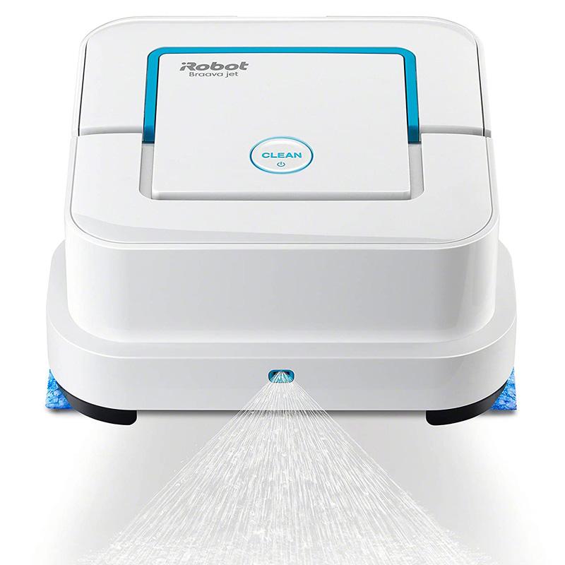 アイロボット ブラーバ ジェット 240 床拭き 掃除機 iRobot Braava Jet 240 Superior Robot Mop - App enabled, Precision Jet Spray, Vibrating Cleaning Head, Wet and Damp Mopping, Dry Sweeping Modes 家電