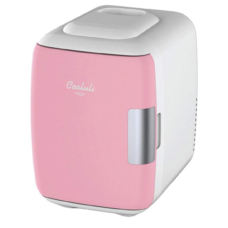 ミニ保冷庫 保温 4L 6缶 USB 車載可 化粧品 Cooluli Mini Fridge Electric Cooler and Warmer (4 Liter / 6 Can): AC/DC Portable Thermoelectric System w/ Exclusive On the Go USB Power Bank Option 家電