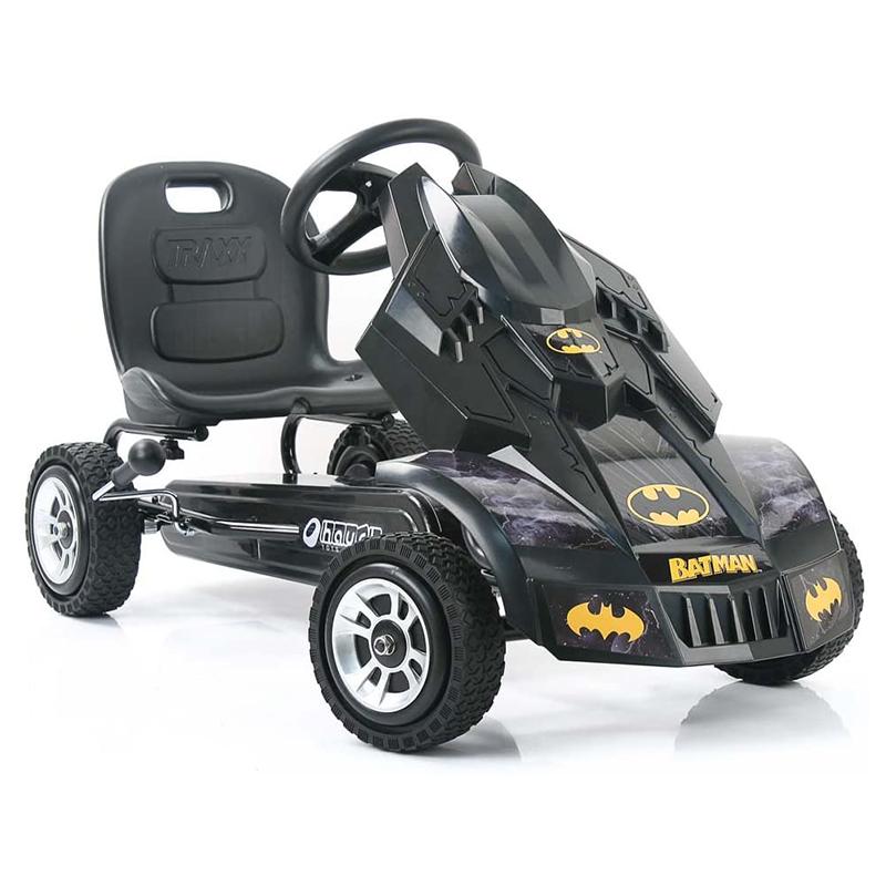 乗用玩具 バットマン ペダルゴーカート 54kgまで Hauck Batmobile Pedal Go Kart, Superhero Ride-On Batman Vehicle, Kids 4 and Older, Peddle & Patrol the Streets of Gotham just like Batman, Race-Styled Pedals & Rubber Wheels