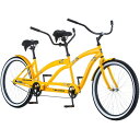 タンデム 自転車 二人乗り 26インチ シングルスピード コースターブレーキ ビーチクルーザーバイク Kulana Lua Tandem Adult Beach Cruiser Bike【組立要】