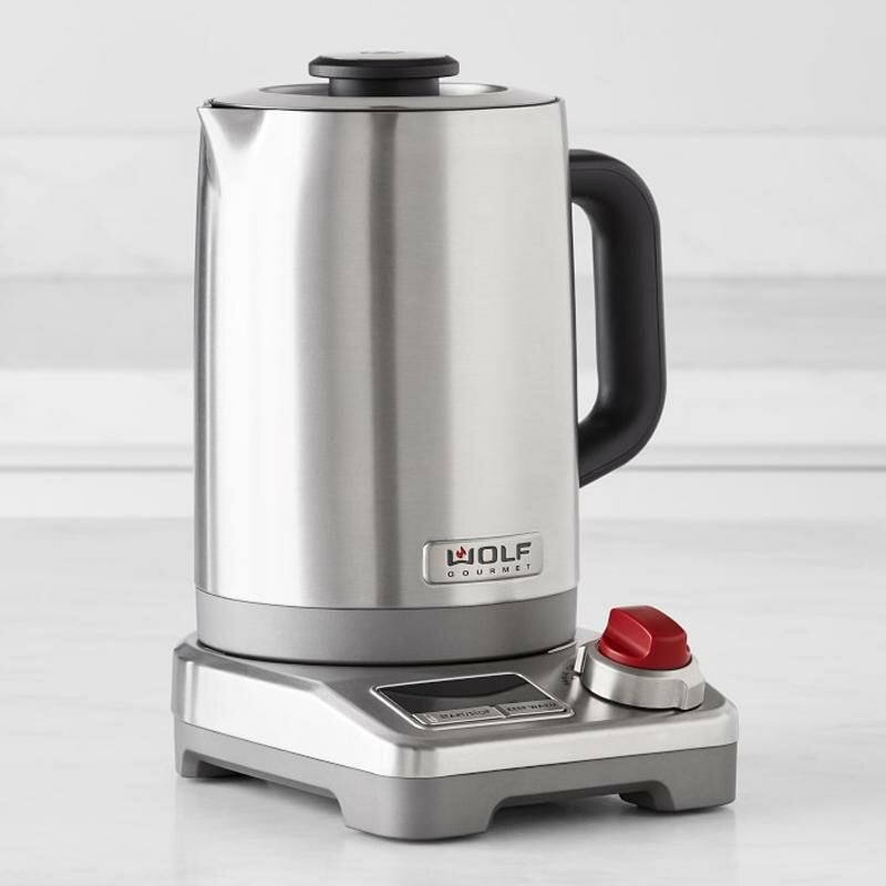 dCPg 1.5L XeX x߉ _uEH[ Wolf Gourmet True Temperature Electric Kettle Ɠd