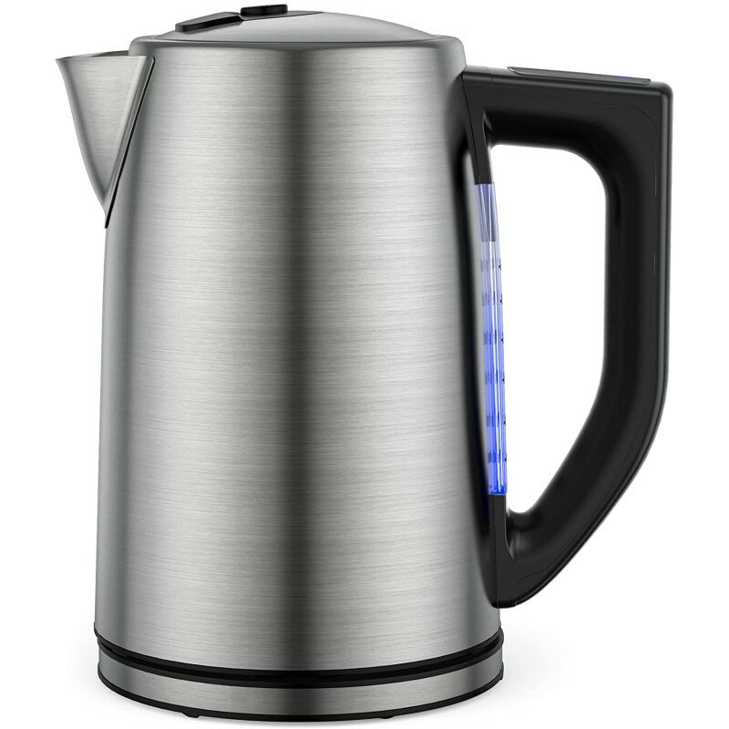 電気ケトル 1.7L 魔法瓶 保温機能付 温度調節 ステンレス BPAフリー Electric Kettle Temperature Control Stainless Steel 1.7 L Tea Kettle, BPA-Free Hot Water Boiler with LED Light, Auto Shut-Off, Boil-Dry Protection, Keeping- Warm家電