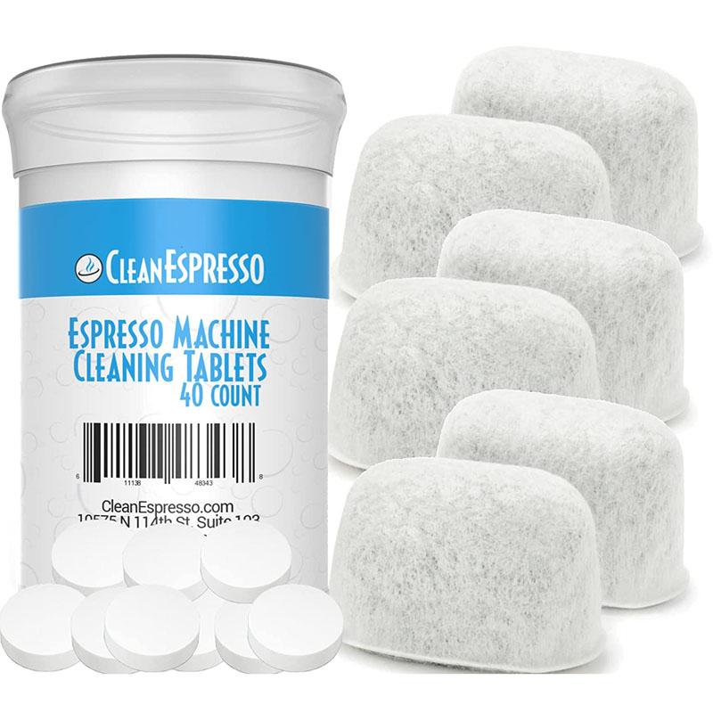 GXvb\}Vp eiXZbg N[jO^ubg x 40 pEH[^[tB^[ x 6 N[i[ ur Breville CleanEspresso Espresso Machine Cleaning Tablets and Filters For Breville Espresso Machines