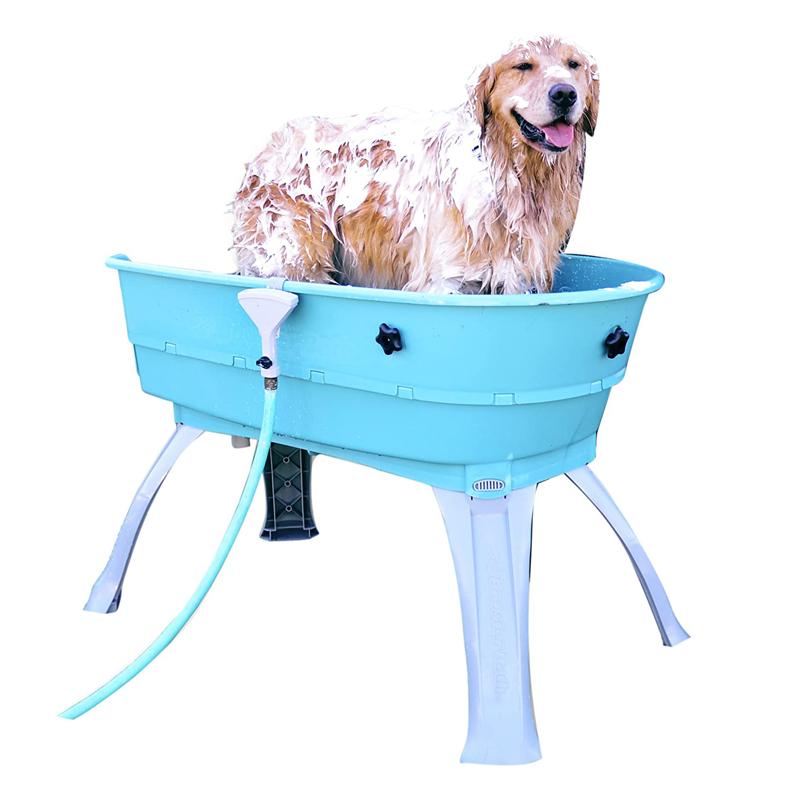 楽天アルファエスパス楽天市場店ペット用 バス ラージ 大きい お風呂 スタンド付 Booster Bath Elevated Pet Bathing Large