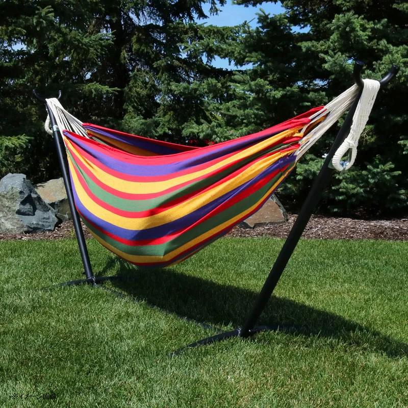 ハンモック スタンド付 ダブル 2人 250kgまで Freeport Park Mira Double Classic Hammock with Stand