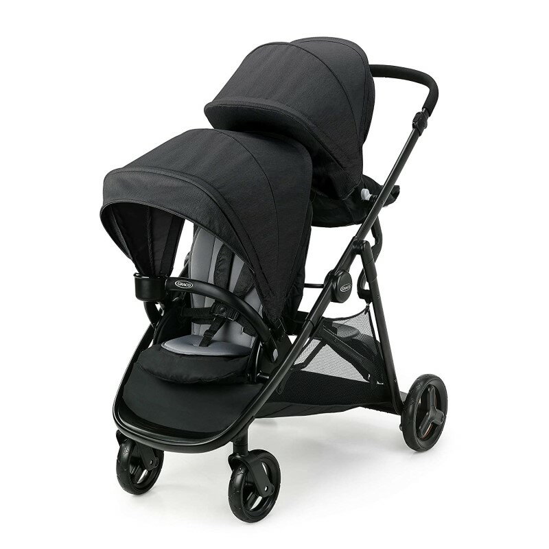 ベビーカー タンデム 双子用 前後 二人乗り ニューモデル Graco Ready 2 Grow LX 2.0 Double Stroller New Model 2139828 / 2139826