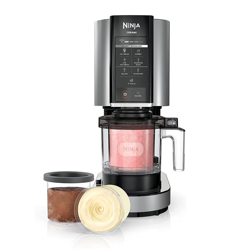 ˥󥸥 ꡼᡼ 顼  Ninja NC301 CREAMi, Ice Cream, Gelato, Milkshake, Sorbet, and Smoothie Bowl Maker, 7 One-Touch Programs, Silver 